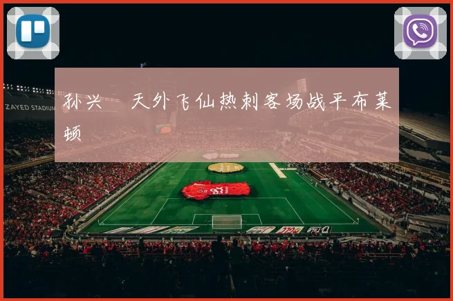 孙兴慜天外飞仙热刺客场战平布莱顿